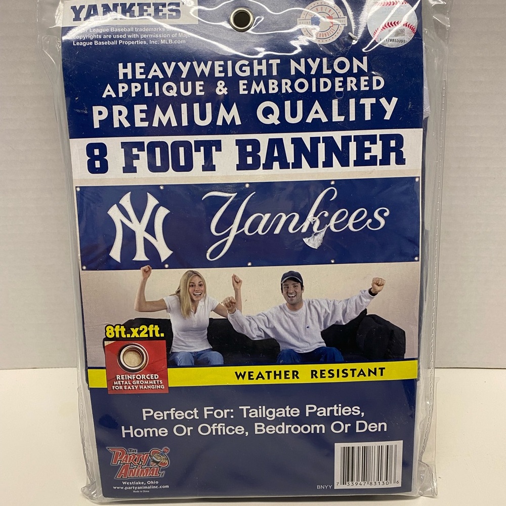 New York Yankees 8Ft Banner NEW